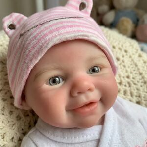 OtardDolls 13 Inch Vivienne solid silicone reborn baby Lovely Bebe Reborn Doll Toy For Birthday Gifts