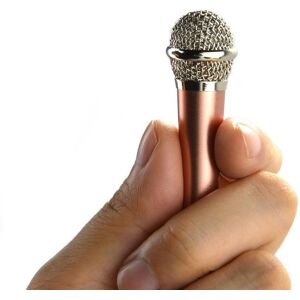 DailySale Miniature Metal Microphone for Karaoke with 3.5 mm Universal Cable