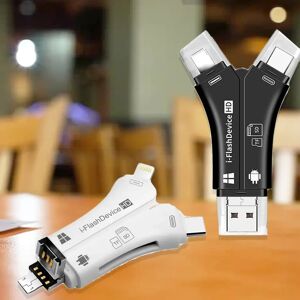 DailySale 4-in-1 SD Memory Card Reader and Adapter