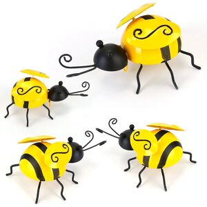 DailySale 4-Piece: 3D Bumble Bee Ornament Set