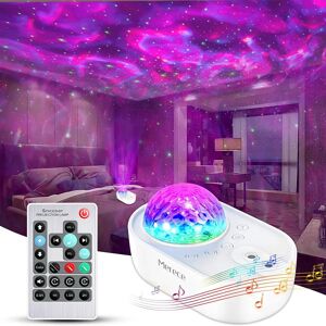 DailySale 3-in-1 Galaxy Night Light Projector with Remote Control