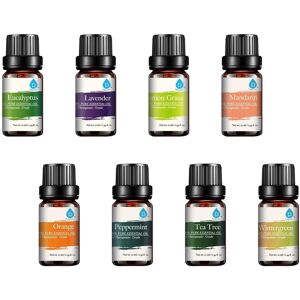 DailySale 8-Pack: Pursonic 100% Pure Aromatherapy Essential Oils Set