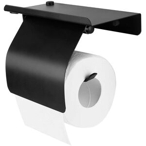 DailySale Wall Mounted Toilet Paper Holder with Phone Storage Rack