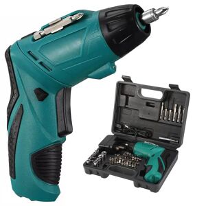 DailySale Cordless Electric Screwdriver Set with 45 Drill Bits and Carrying Case