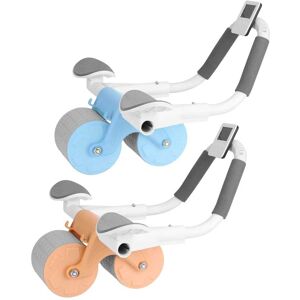 DailySale Automatic Rebound Abdominal Wheel Roller for Core Strength with Timer Kneel Pad