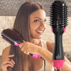 DailySale 2-in-1 Hair Dryer Volumizer Hot Hair Brush Roller Comb