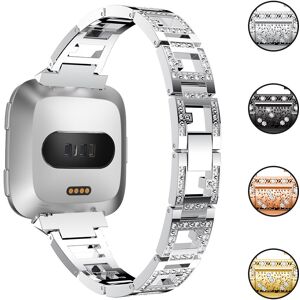 Strapsco Alloy Link Band w/ Rhinestones for Fitbit Versa & Versa 2