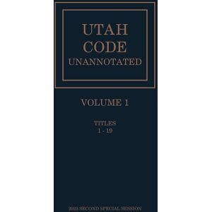 LexisNexis Utah Code Unannotated, Volume 1