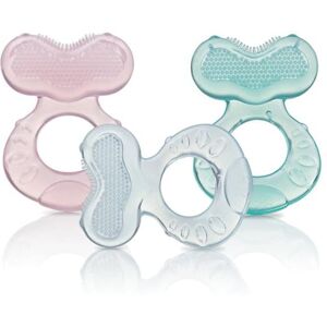 Nuby™ Silicone Teethers with Bristles - Silicone Case Included