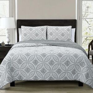 Kenna Quilt Set Quilts by Estate Collection in Gray (Size FL/QUE)