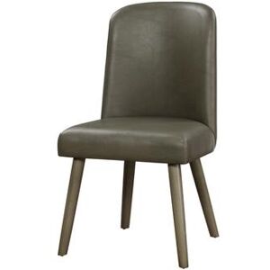 Side Chair (Set-2) by Acme in Gray Oak