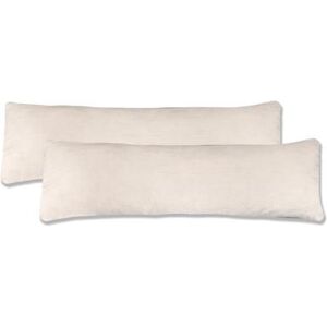 Fresh Ideas Microsuede Body Pillow Cover 2-Pack Body Pillow Cover by Fresh Ideas in Medium Beige