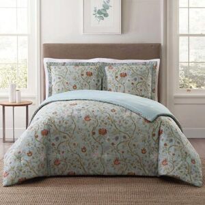 Style 212 Bedford Blue Comforter Set by Pem America in Blue Blush (Size KING)