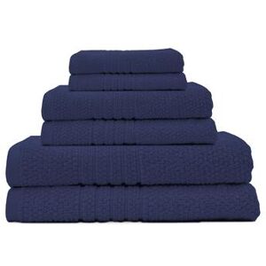 Softee 6-Pc. Towel Set by ESPALMA in Navy