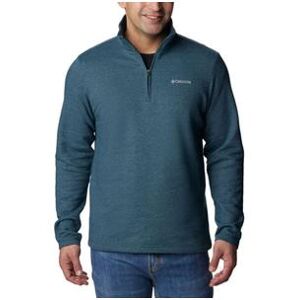 Columbia Great Hart Mountain III Half Zip Sweatshirt - Mens Night Wave Heather Medium 1625231414NgtWveHthM