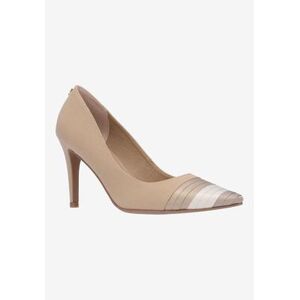 Women's Garbina Pump by J. Renee in Beige (Size 9 M)