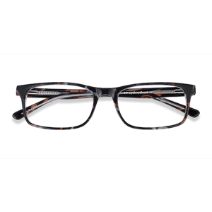 Unisex s rectangle Floral Acetate Prescription eyeglasses - Eyebuydirect s Vista