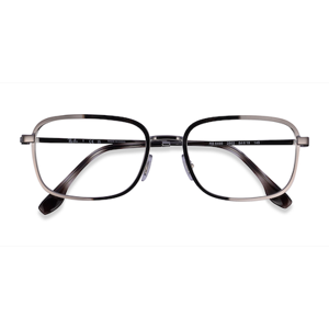 Unisex s rectangle Gunmetal Metal Prescription eyeglasses - Eyebuydirect s Ray-Ban RB6495