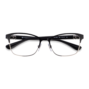 Female s horn Black Silver Metal Prescription eyeglasses - Eyebuydirect s Vogue Eyewear VO4050