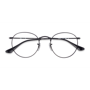 Unisex s round Black Metal Prescription eyeglasses - Eyebuydirect s Ray-Ban RB3447V