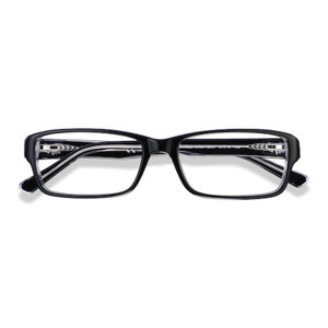 Unisex s rectangle Black Acetate Prescription eyeglasses - Eyebuydirect s Ray-Ban RB5169