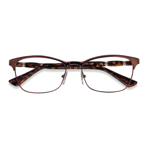 Female s horn Brown Metal Prescription eyeglasses - Eyebuydirect s Vogue Eyewear VO3987B