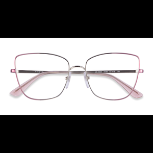 Female s horn Pink Silver Metal Prescription eyeglasses - Eyebuydirect s Vogue Eyewear VO4225