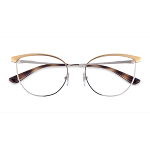 Female s horn Silver Gold Metal Prescription eyeglasses - Eyebuydirect s Vogue Eyewear VO4208