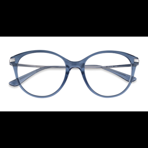 Unisex s horn Clear Blue Metal,Plastic Prescription eyeglasses - Eyebuydirect s Vogue Eyewear VO5423