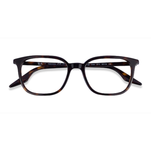 Ray-Ban Unisex s rectangle Tortoise Acetate Prescription eyeglasses - Eyebuydirect s Ray-Ban RB5406