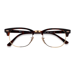 Unisex s browline Gold Tortoise Acetate, Metal Prescription eyeglasses - Eyebuydirect s Ray-Ban RB5154