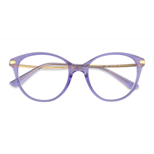 Female s horn Transparent Violet Metal,Plastic Prescription eyeglasses - Eyebuydirect s Vogue Eyewear VO5423