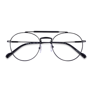 Unisex s aviator Shiny Black Metal Prescription eyeglasses - Eyebuydirect s Vogue Eyewear VO4239