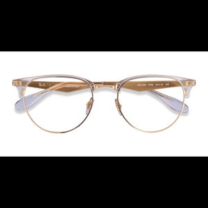 Unisex s browline Clear Gold Acetate,Metal Prescription eyeglasses - Eyebuydirect s Ray-Ban RB6396