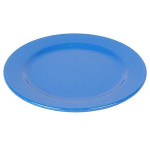 "Elite Global Solutions D1075PL-BC Base Camp 10 3/4"" Round Melamine Dinner Plate, Blue Speckle"