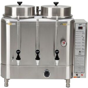 Curtis RU-600-20 6 gal Medium Volume Brewer Coffee Urn w/ 2 Tank, 220v, Stainless Steel