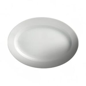 "Cameo China 610-93 9-1/4"" x 6-3/4"", Oval Dynasty Platter - Ceramic, White"
