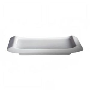 "Cameo China 710-93S 8-1/2"" x 5-3/4"" Rectangular Platter - Ceramic, White"