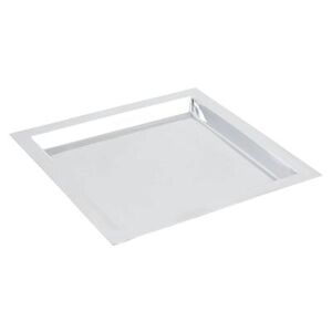 "Bon Chef 61363 13"" Square Tray, Stainless, Stainless Steel"