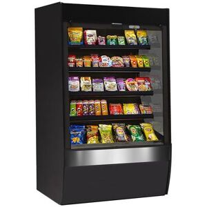 "Federal VNSS4878S 47 1/4"" Self Service Open Air Case - (5) Levels, 120v, Self-Service, Black"