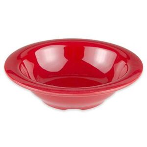 GET B-454-RSP 4 1/2 oz Round Melamine Dinner Bowl, Red