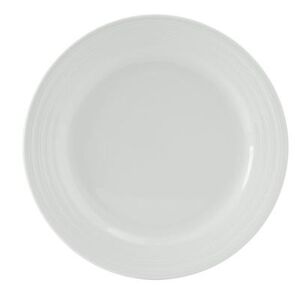 "Tuxton FPA-062 6 1/4"" Round Pacifica Plate - Ceramic, Porcelain White"