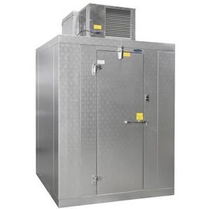 Nor-Lake "Norlake KODF771012-C Outdoor Walk-In Freezer w/ Right Hinge Door - Top Mount Compressor, 10' x 12' x 7' 7""H, Floor"