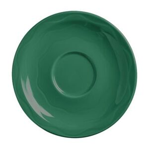 "Libbey 903035201 6 1/4"" Round Cantina Saucer - Glazed, Sage, Green"