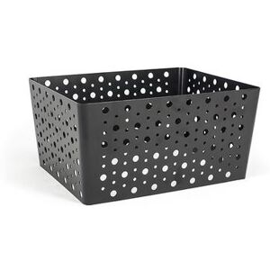 "Front of the House BHO114BKI20 Rectangular Ice Housing - 12 1/4"" x 9 1/2"" x 6"", Iron, Matte Black"