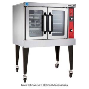 Vulcan VC6GD Bakery Depth Single Full Size Natural Gas Commercial Convection Oven - 50, 000 BTU, Solid State Controls, Stainless Steel, Gas Type: NG