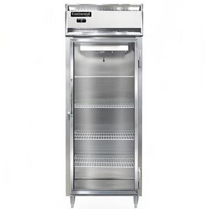 "Continental D1FENSAGD 28 1/2"" 1 Section Reach In Freezer, (1) Glass Door, 115v, Silver"