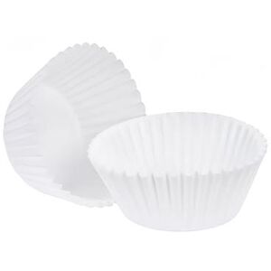 "Hoffmaster 602-450200 Lapaco Baking Cup - 2"" x 1 1/4"", Paper, White, Fluted"