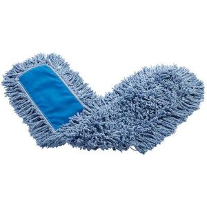 "Rubbermaid FGJ25500BL00 36"" Dust Mop Head Only w/ Twisted Loop Ends, Blue"