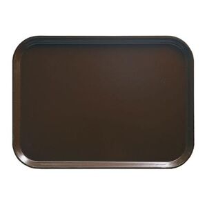 "Cambro 1216116 Fiberglass Camtray Cafeteria Tray - 16 3/10"" L x 12""W, Brazil Brown, Rectangular"